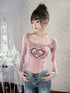 Round-neck Halter Long Sleeve T-shirt - CHINASQUAD