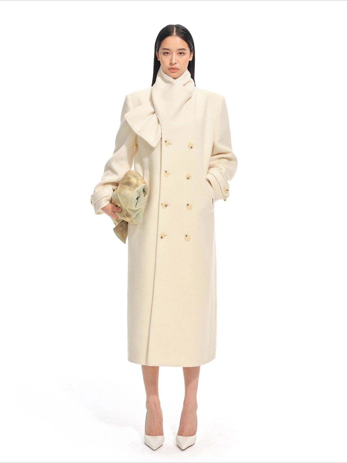 Vellia Shawl Wool-Alpaca Coat