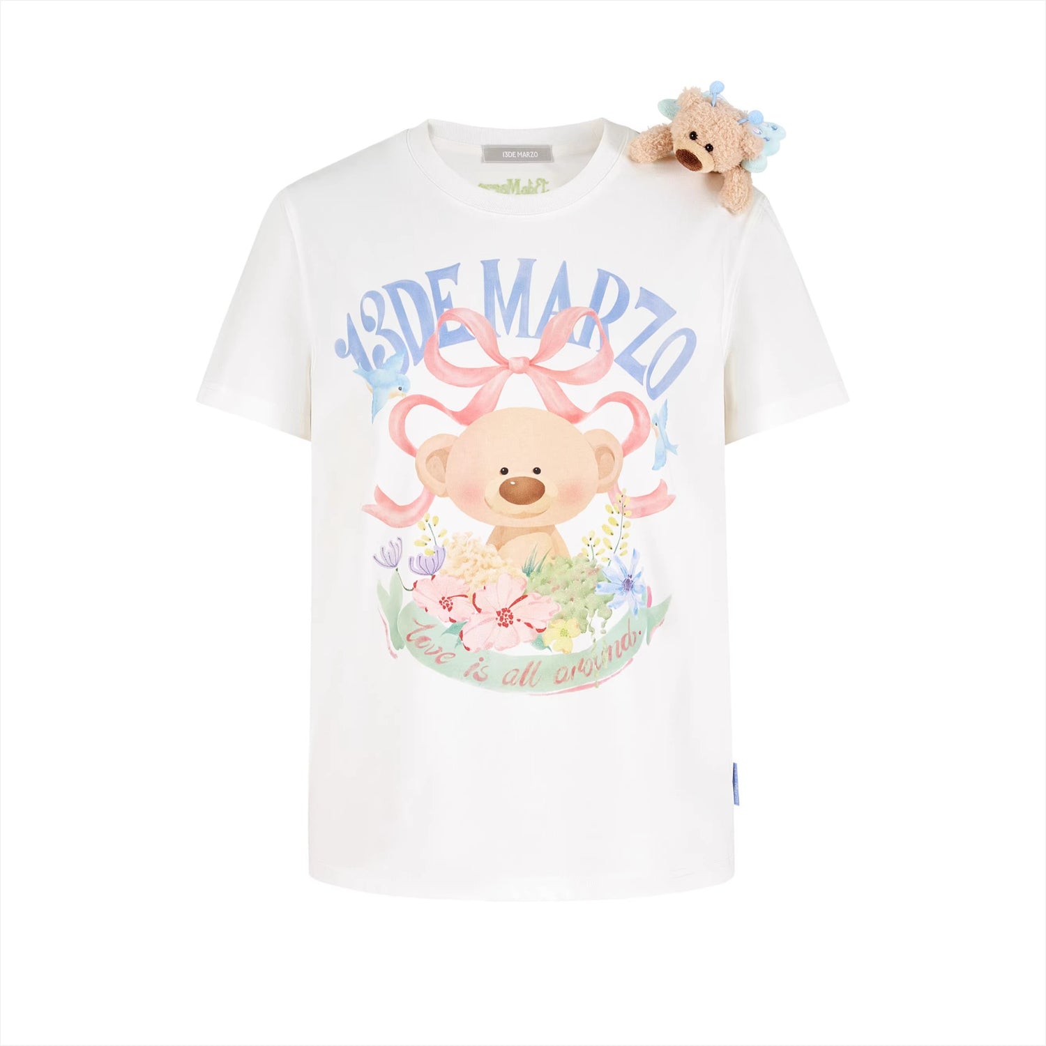 Floral Illustration Cotton Tee