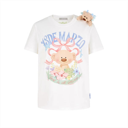 Floral Illustration Cotton Tee