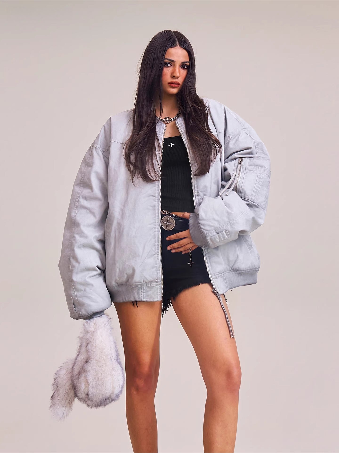 Annihilation Storm Oversized Aviator Jacket