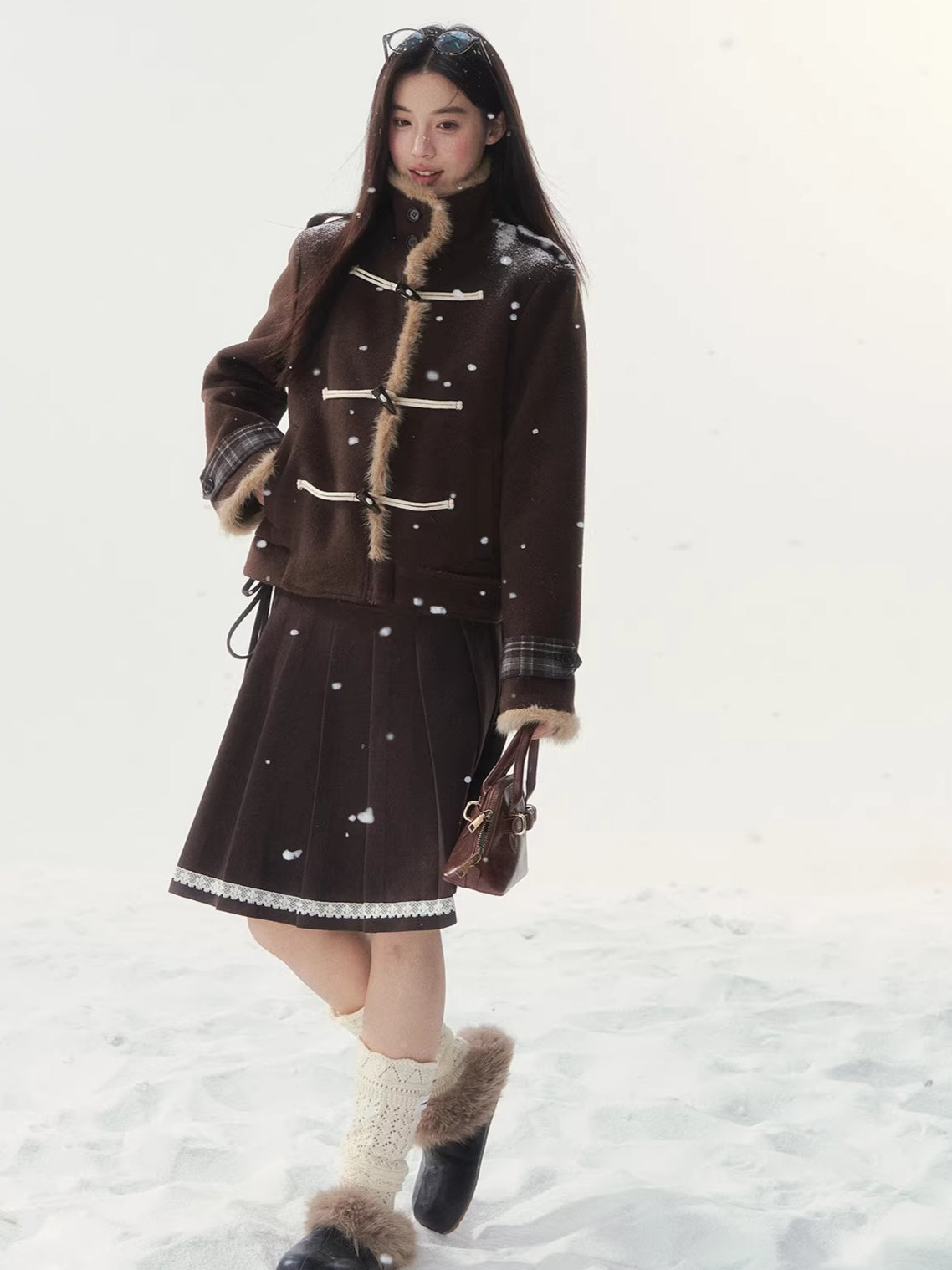 Vintage Duffle Wool-Blend Jacket