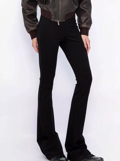 High-Stretch Slimming Micro-Flare Pants