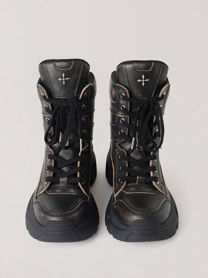 Wild Terrain Vintage Hand-Polished Hiking Boots