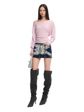 "Feria Series" Volcano Washed Denim Mini Skirt - CHINASQUAD