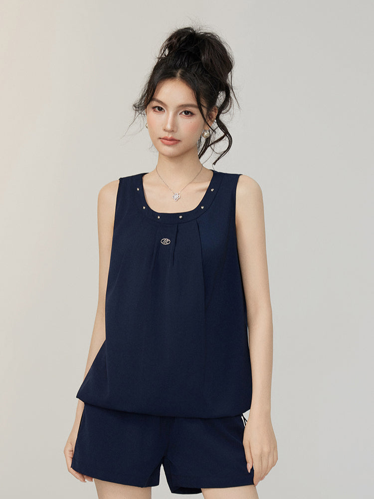 Solid-Color Cooling Vest &amp; Skirt Set - CHINASQUAD