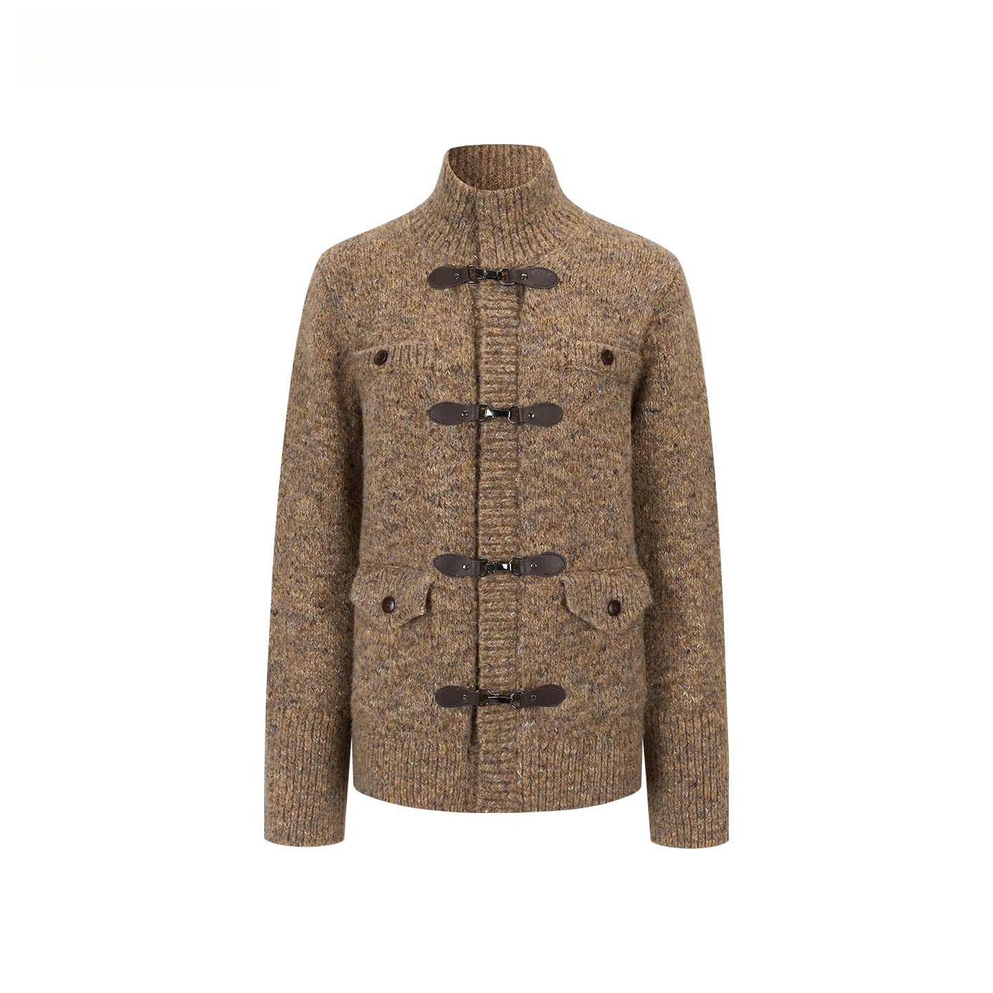 Knit Cardigan &amp; Hooded Cape Set