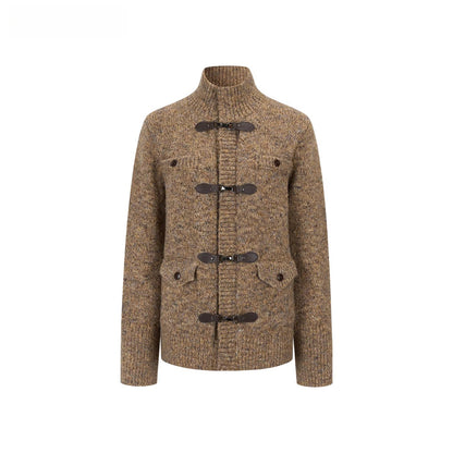 Knit Cardigan &amp; Hooded Cape Set