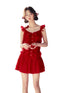 Red Spaghetti Strap Dress - CHINASQUAD