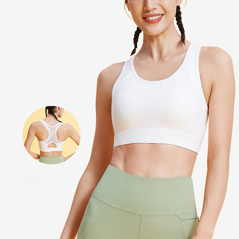 Removable Padded Cups Integrated Sports Bra