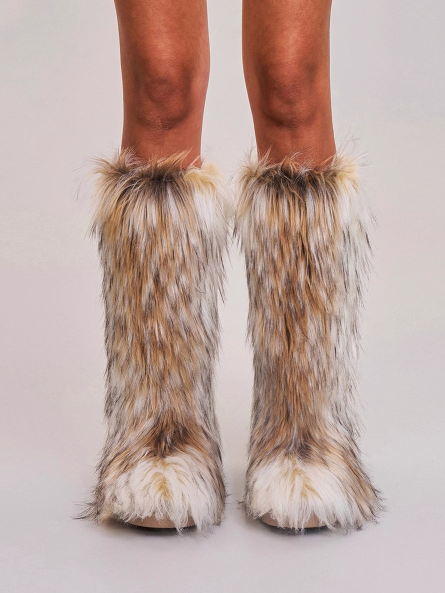 Desert Cross Shearling Hunter Boots