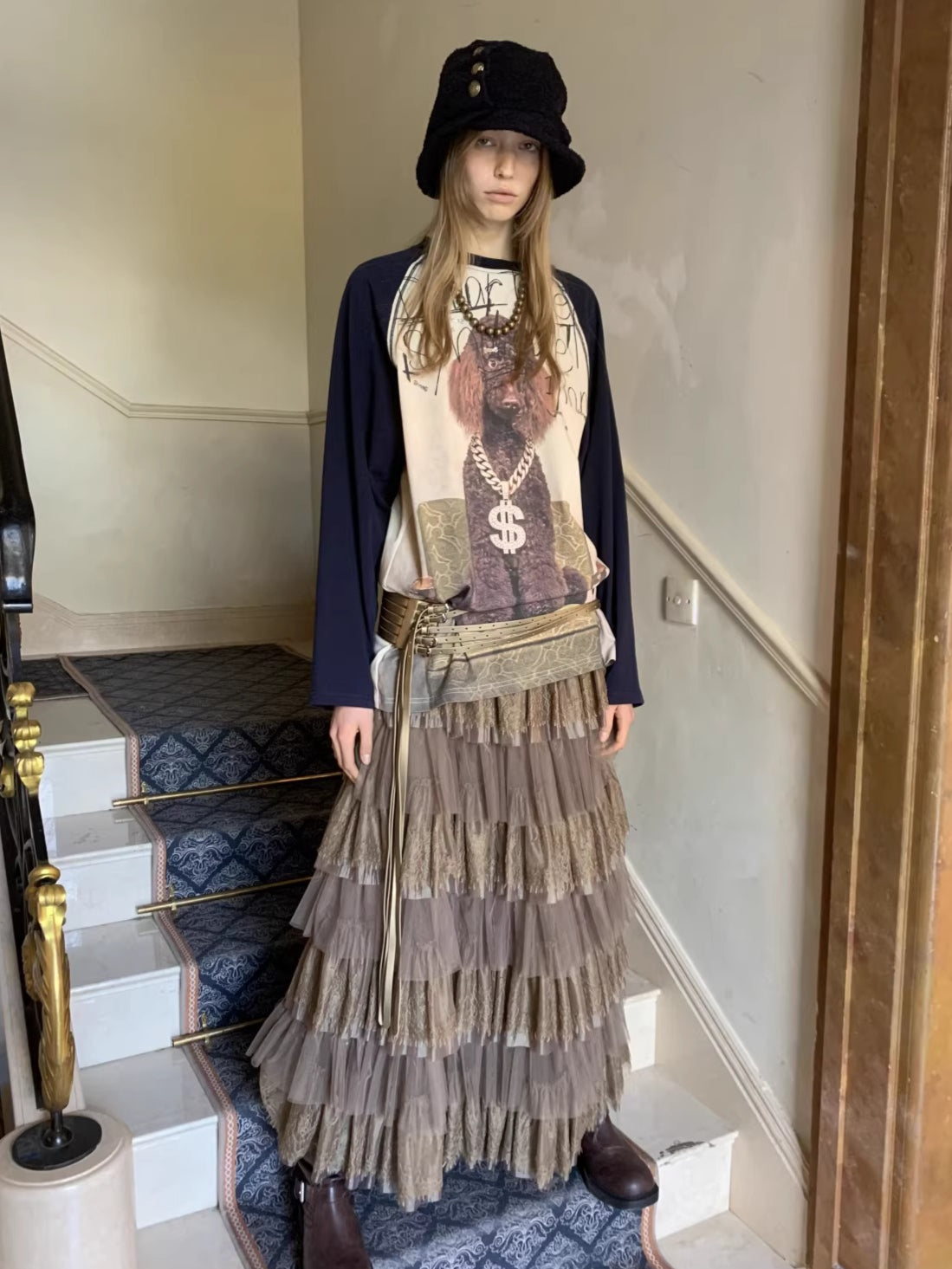 Crystal Graphic Long-Sleeve T-Shirt