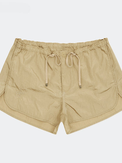 Ancient Myth Alloy Skin Low-Waist Jogging Shorts