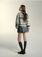 Gray Fringe Cardigan - CHINASQUAD