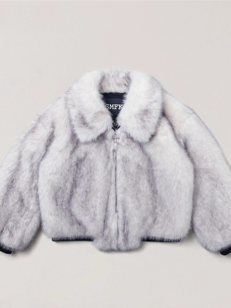 Arctic Cross Faux Fur Jacket