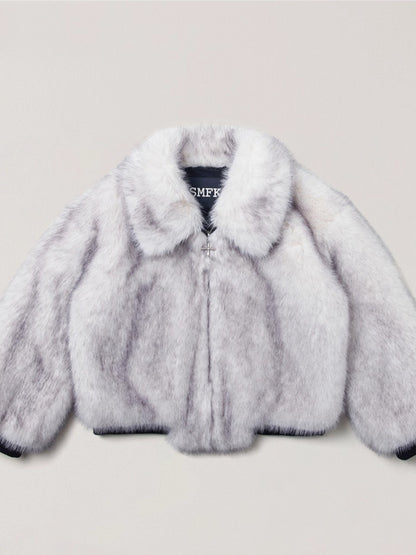 Arctic Cross Faux Fur Jacket