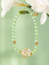 "Flower Deity" Crystal and Pearl Beaded Bracelet - CHINASQUAD