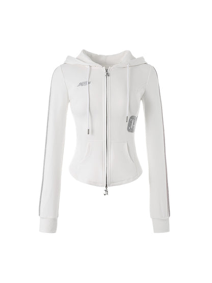 Zip-up Waist Slimming Hoodie