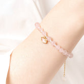 Peach Blossom Pink Crystal Bracelet - CHINASQUAD