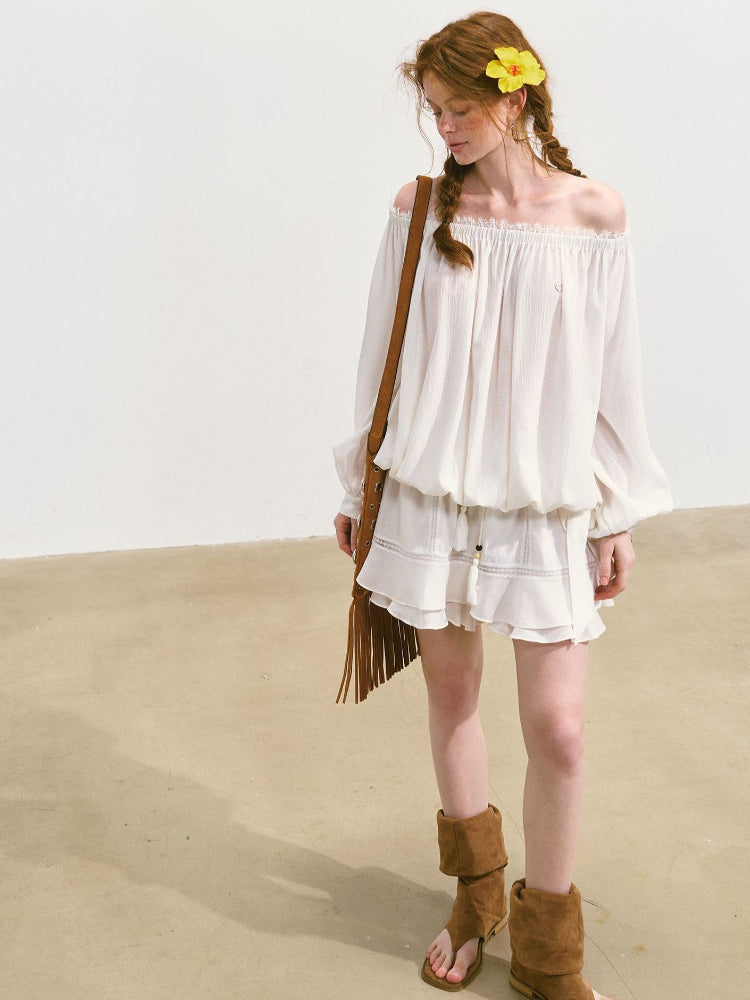 Cool and Relaxing Sun-protection Cover-up &amp; Skort Set