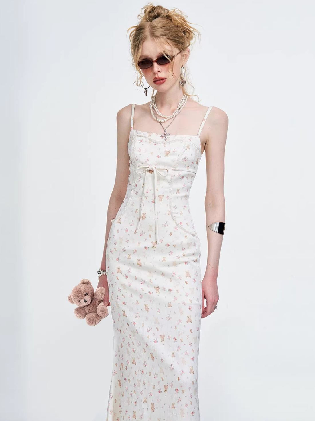 Printed Camisole Maxi Dress