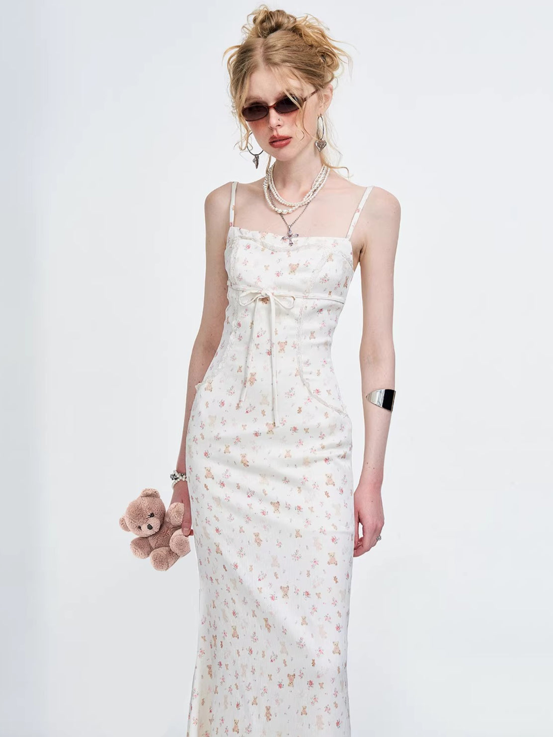 Printed Camisole Maxi Dress