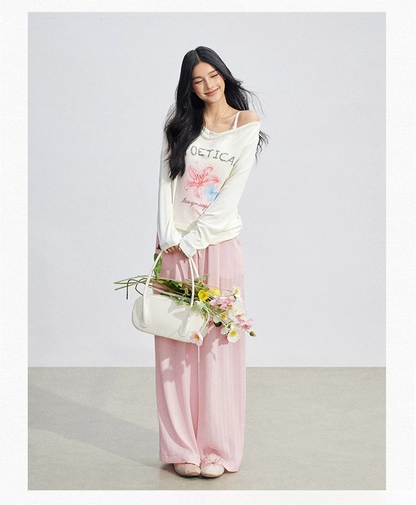 Cooling Touch Wide-Leg Lounge Pants
