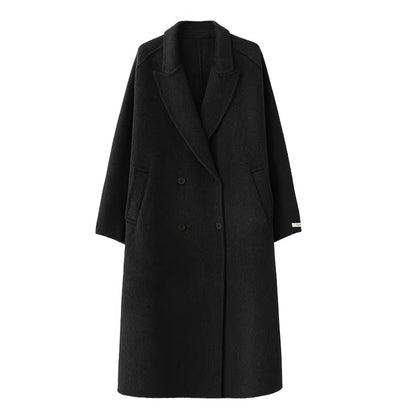 Tie-Belt Long Wool Coat