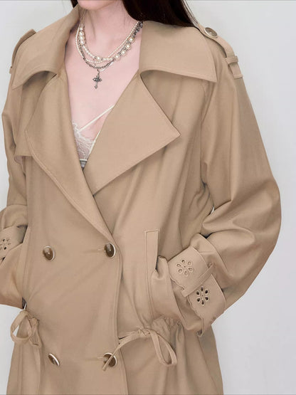 Embroidered Drawstring Jacket