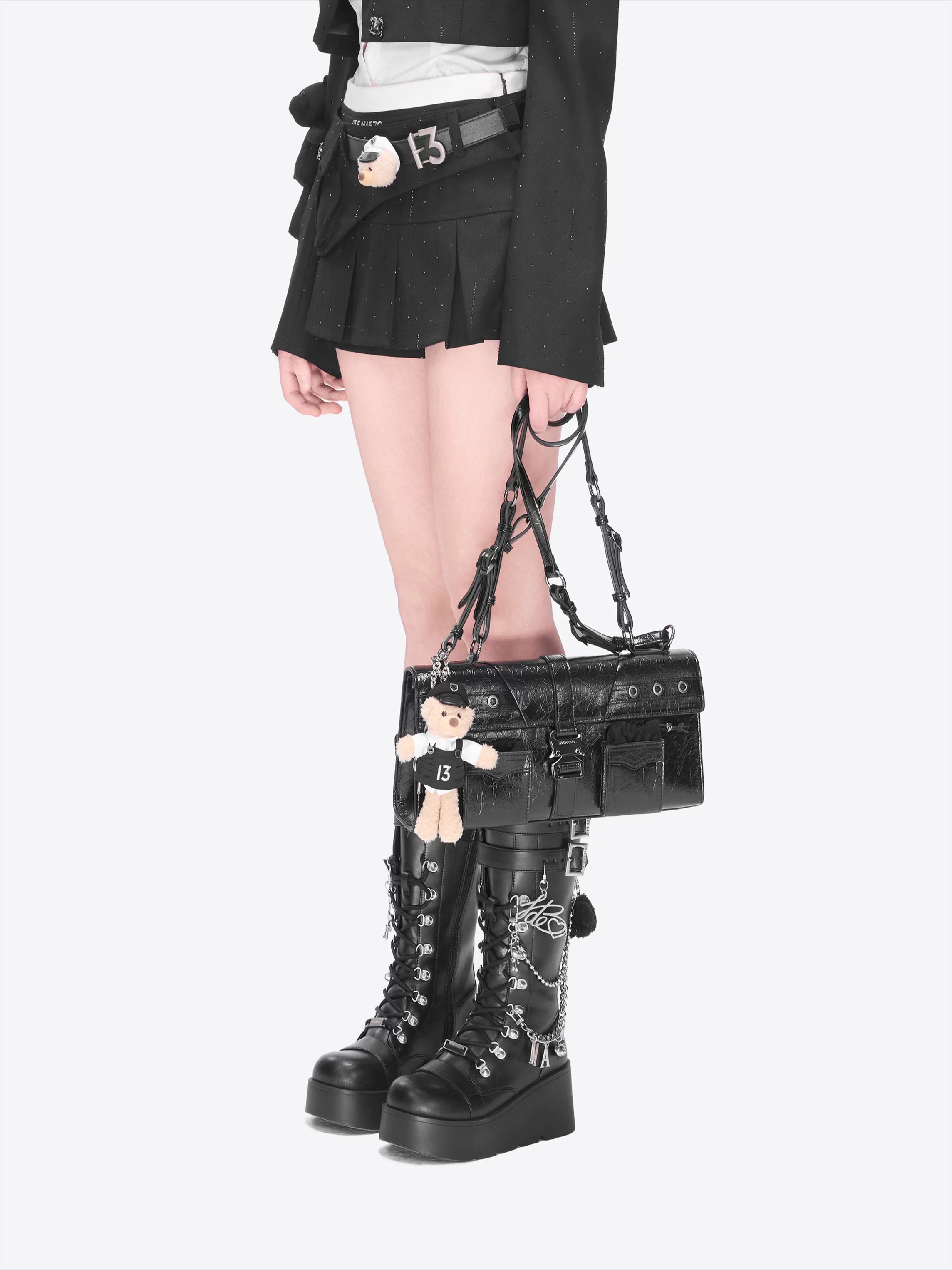 Retro Baguette Crossbody Bag