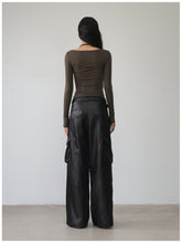 Fake Two-Piece Knit Long-Sleeve Blouse - CHINASQUAD