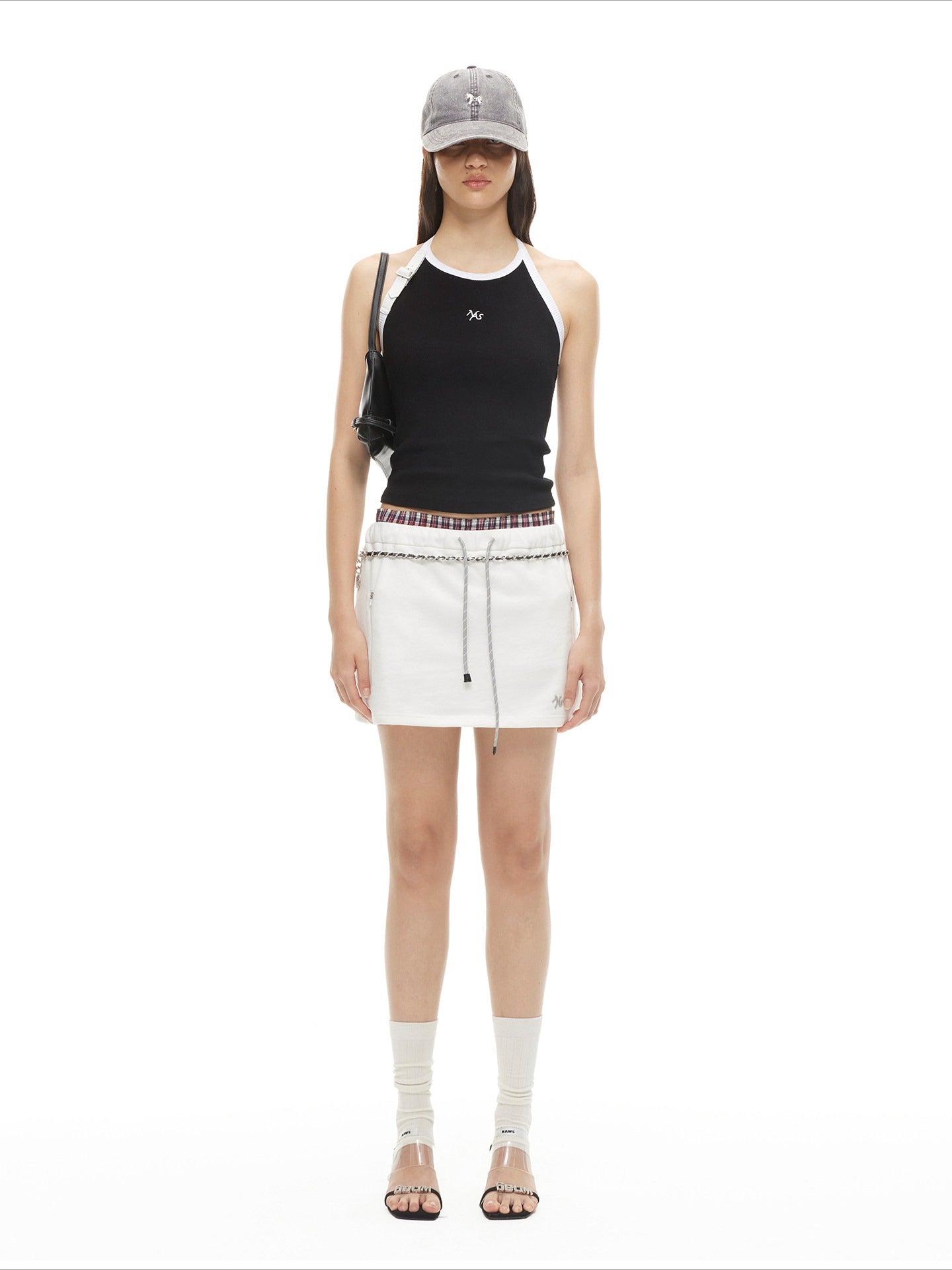 Matisse Drawstring A-Line Mini Skirt