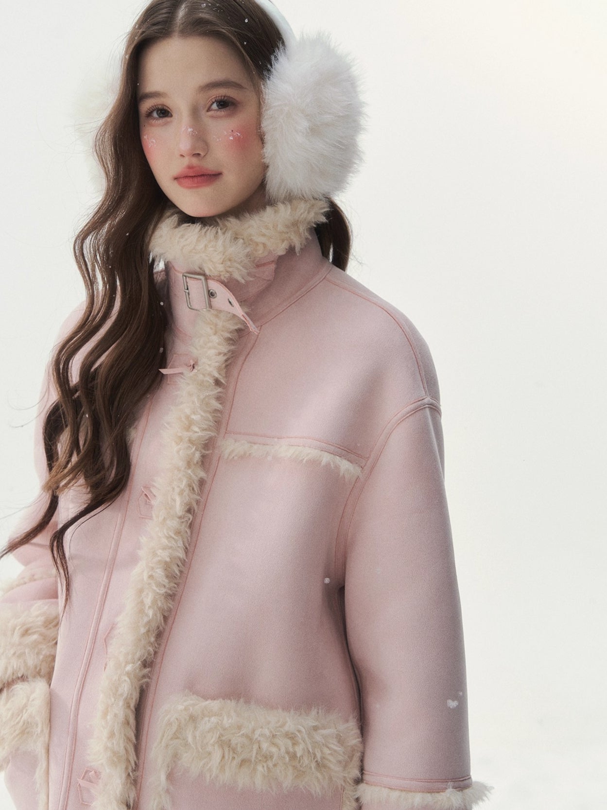 Reversible Faux Shearling Winter Jacket