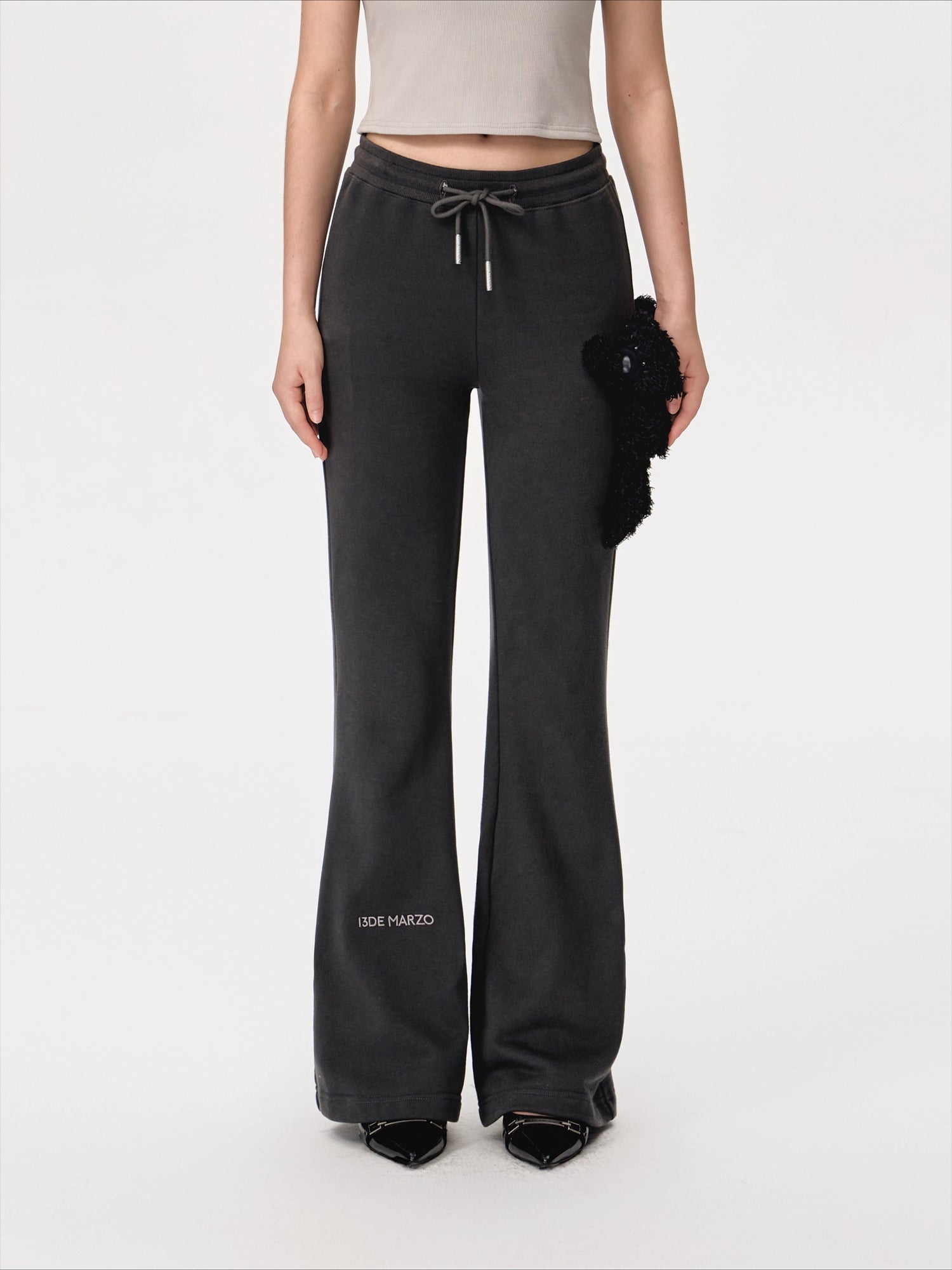 Essential Flared Casual Trousers