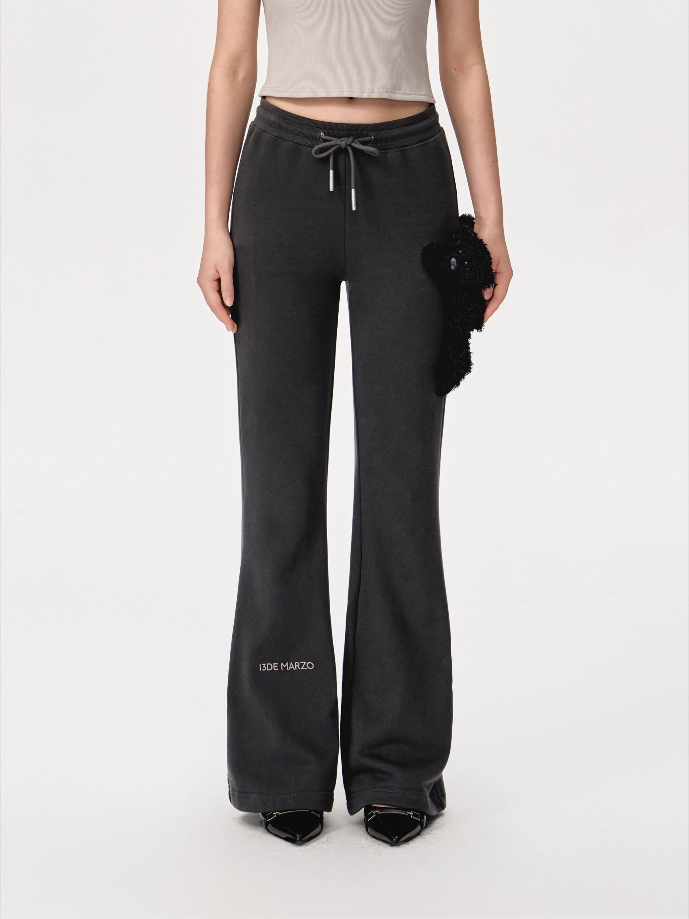 Essential Flared Casual Trousers