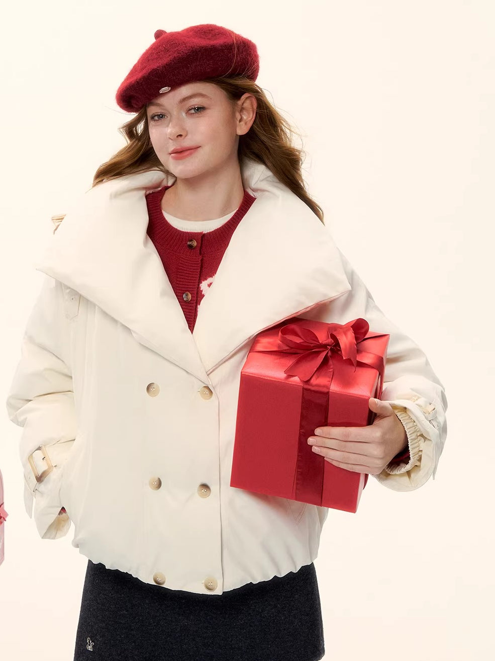 Duck Down Oversized Short Down Jacket