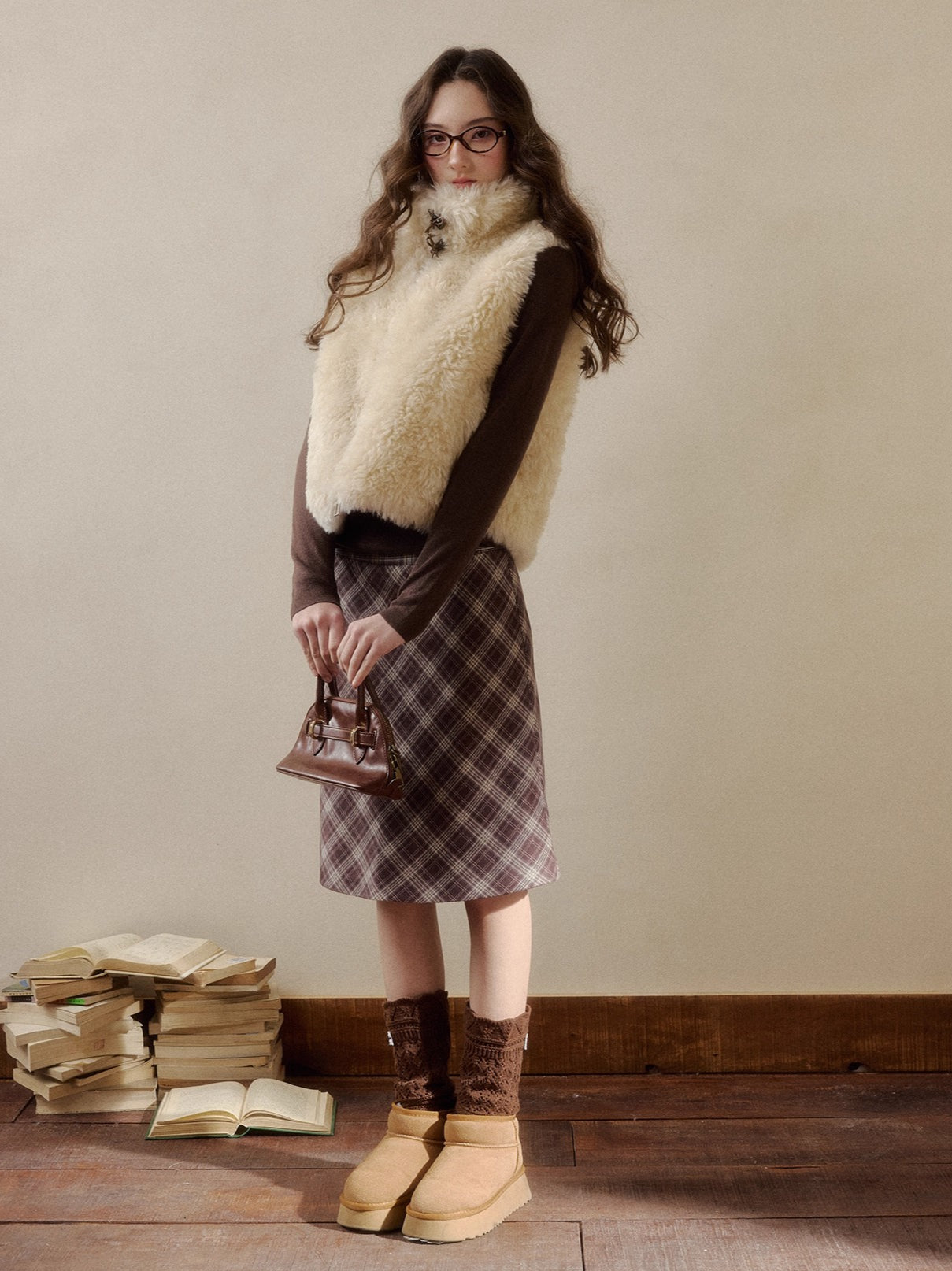 Reversible Vintage Faux-Fur Vest