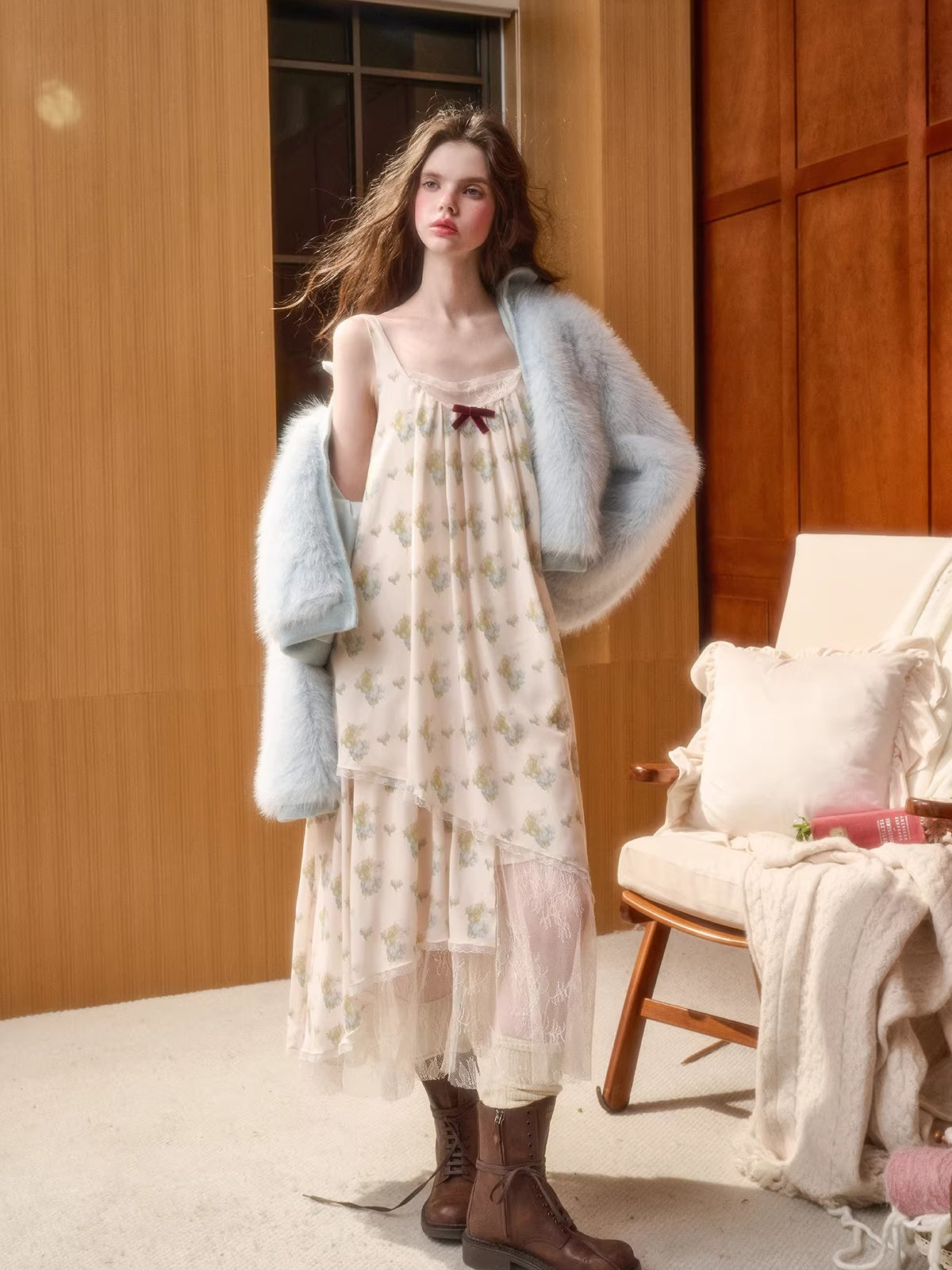 Faux Leather Peter Pan Collar Jacket