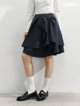 Structural Bow Mini Skirt - CHINASQUAD