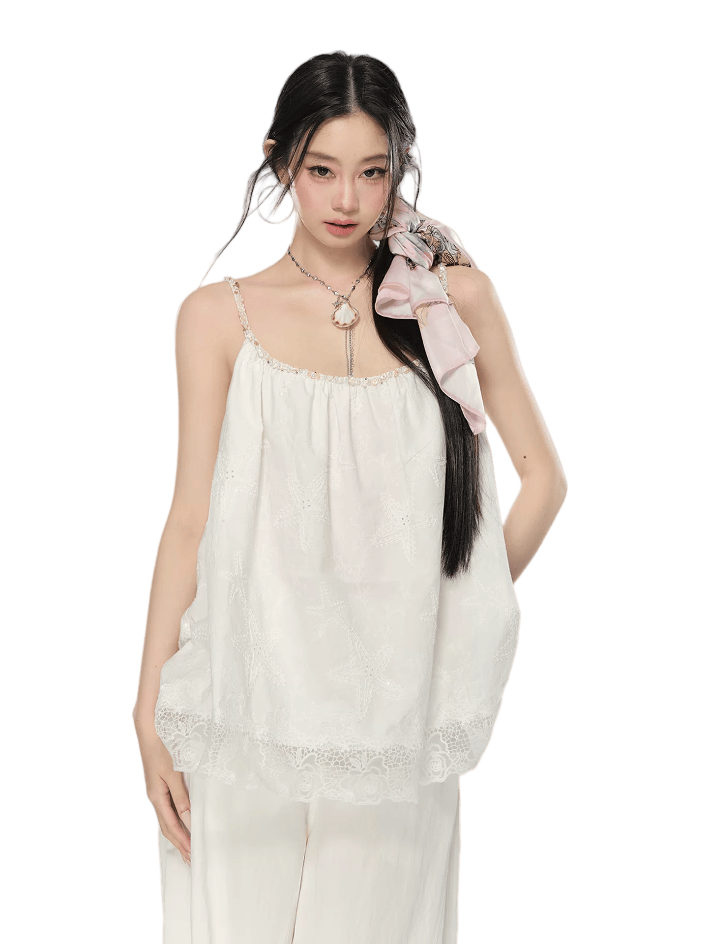 Starfish Embellished Relaxed Camisole