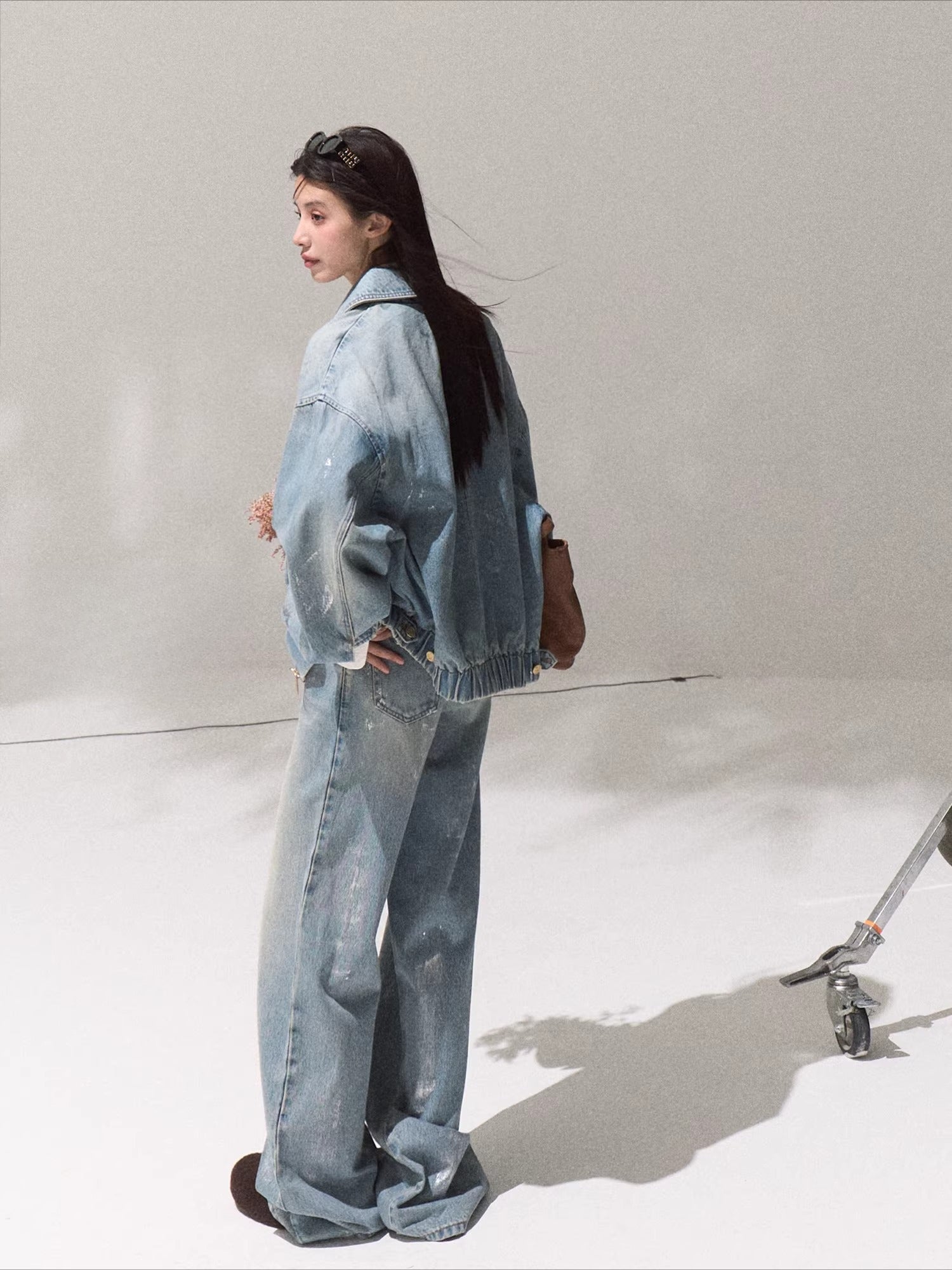 Vintage Straight-Leg Cotton Denim Jeans