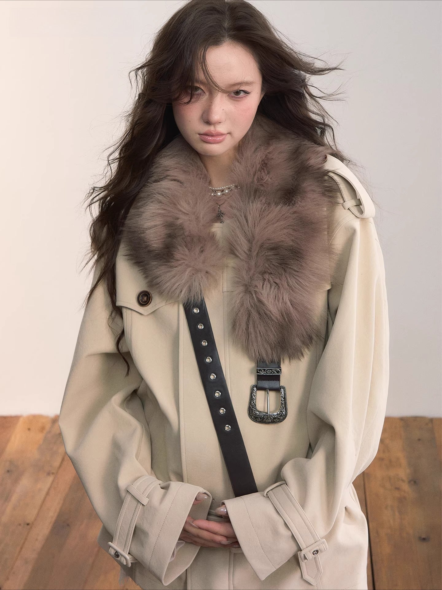 Faux Fur Multi-Way Belt