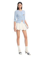 Cashmere Round Neck Regular Shoulder Cardigan - CHINASQUAD