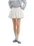 White Ballet-style Puff Midi Skirt - CHINASQUAD
