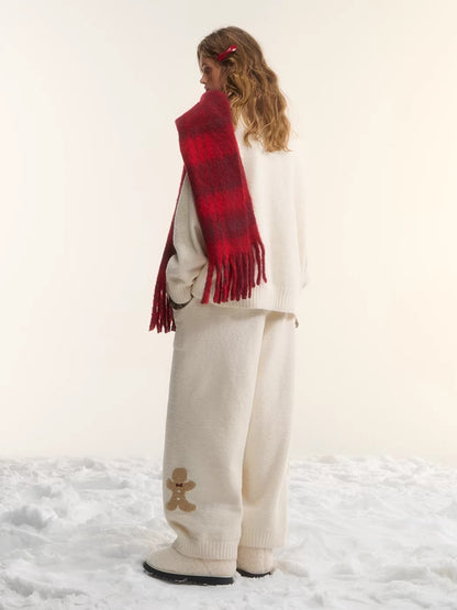 Gingerbread Knit Lounge Sweater &amp; Pants Set