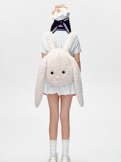 Oversized Doll Plush Backpack