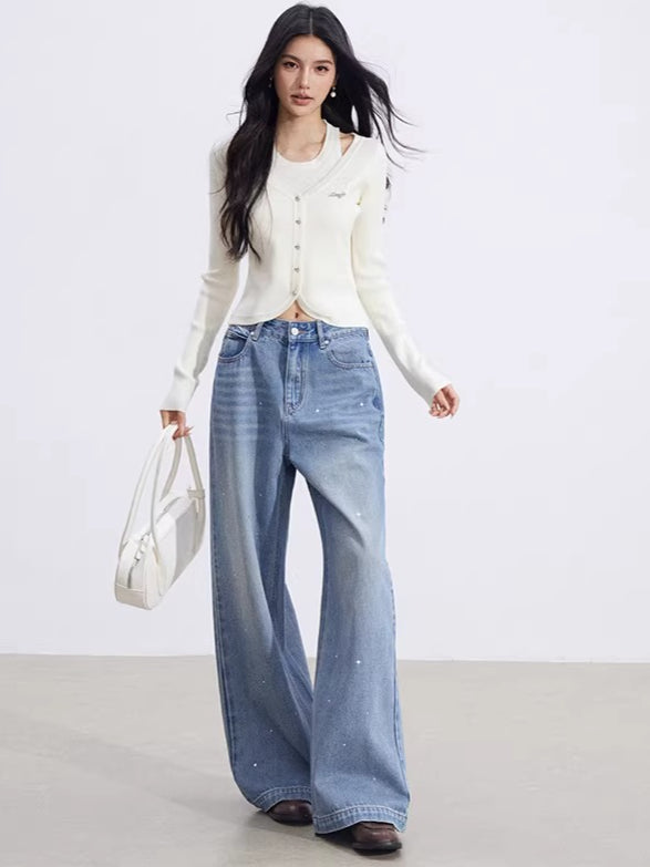 Cut-Out Layered Knit Base Layer