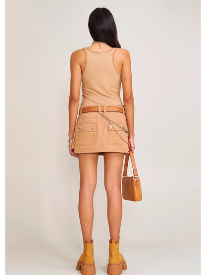Compass Wild Road Cargo Skirt Sand