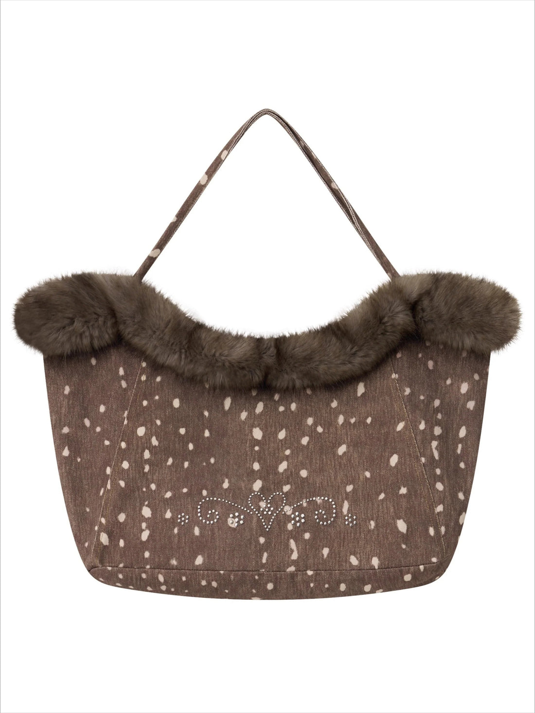 Crystal-Embellished Large Tote Bag