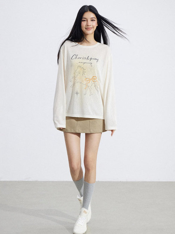 Sun-Protective Lightweight Long Sleeve T-Shirt
